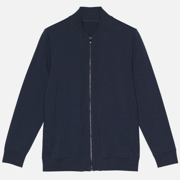 Palmers Classic Lounge Men's Homewear Jacket Dark Blue