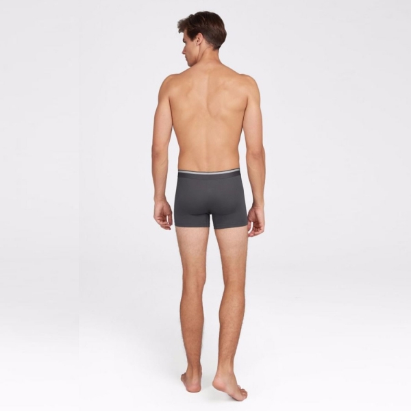 Palmers Authentic Modal Double Pack Men's Boxer Anthracite