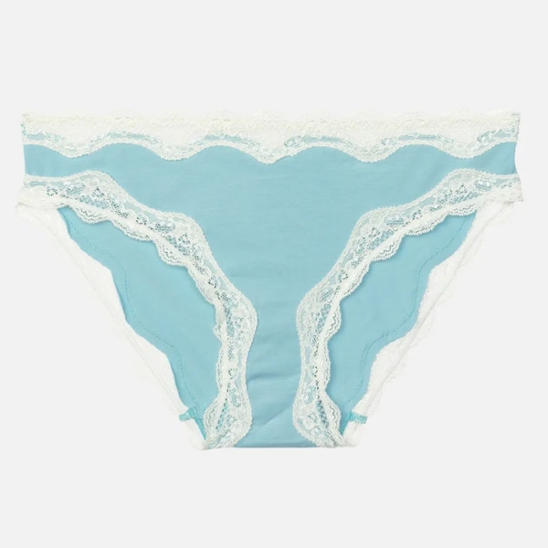 Palmers Lace And More Mini Panties Light Blue