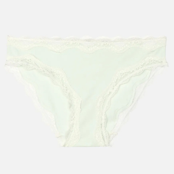 Palmers Lace And More Mini Panties Light Green