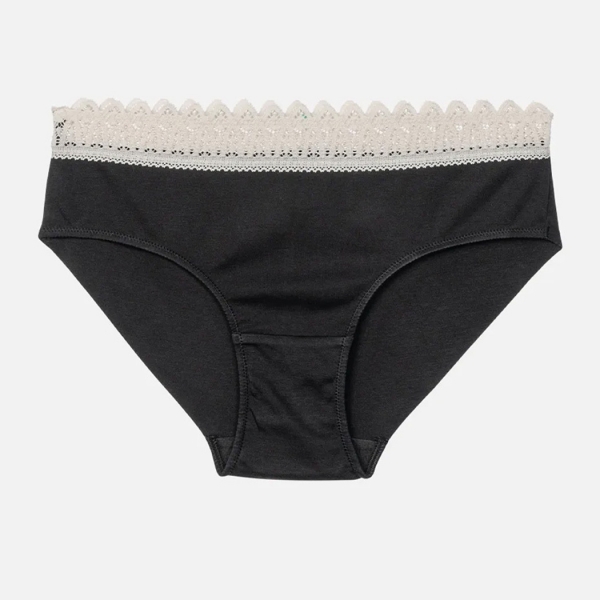 Palmers Freecut Cotton Panties Black
