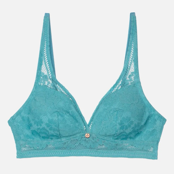 Palmers Recycled Brights Bralette Top Light Blue