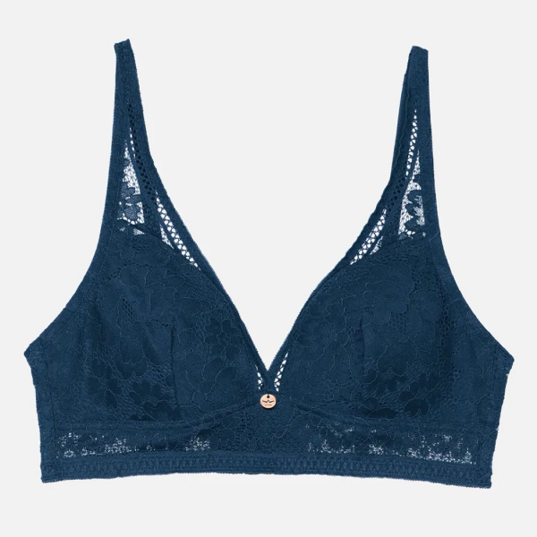 Palmers Recycled Brights Bralette Top Blue